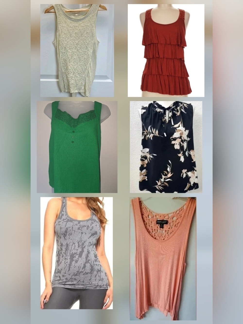 BUNDLE - Womens Tank Tops- Size Medium